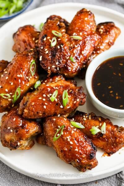 Teriyaki Chicken Wings Spend With Pennies