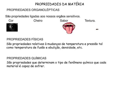 O Que São Propriedades Organolépticas - quais as propriedades organolépticas da água?? - brainly.com.br