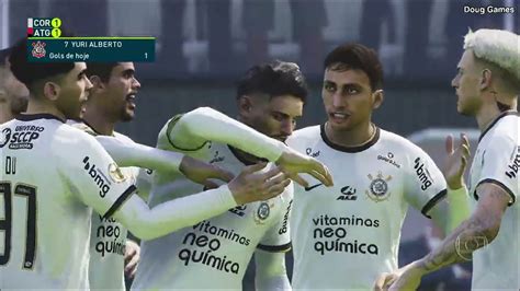 CORINTHIANS X ATLETICO GO GAMEPLAY EM HD PES 2021 YouTube