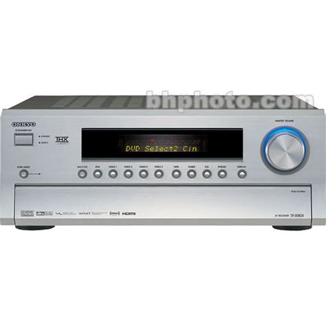 Onkyo TX SR804 THX Select2 Home Theater Receiver Silver