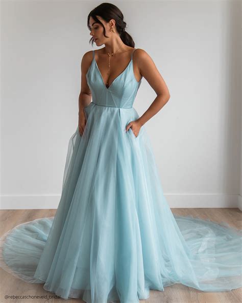 Blue Wedding Dresses: 27 Looks For Bride