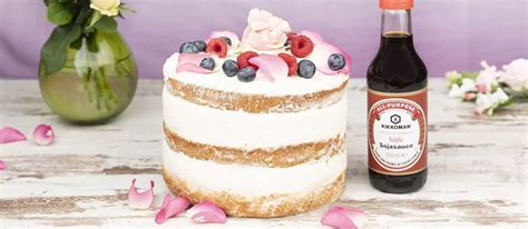 Kikkoman Naked Cake Mit Vanillecreme Kikkoman