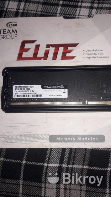 Elite 4GB Ram DDR4 In Dinajpur Bikroy