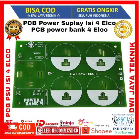 Jual PCB PSU 4 ELCO Power Bank Shopee Indonesia