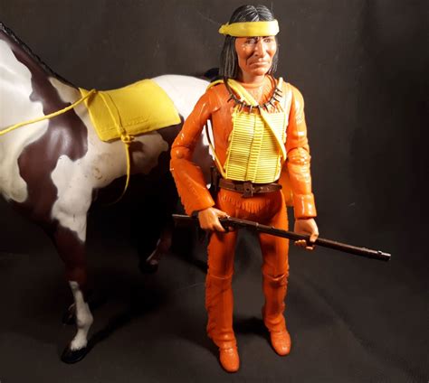 Marx Johnny West Adventures Geronimo And Storm Cloud The Pinto Horse