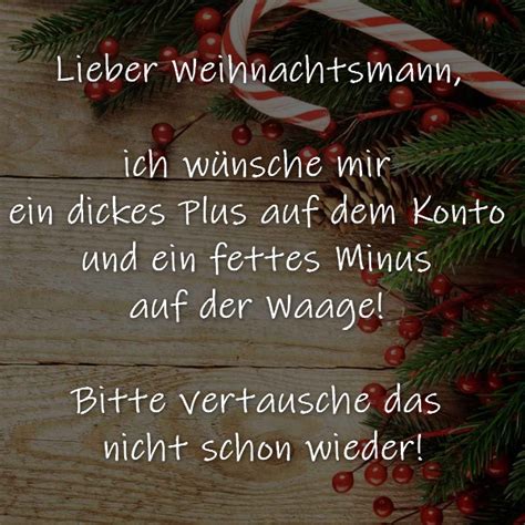 Lieber Weihnachtsmann Ich W Nsche Mir Ein Dickes Plus Auf Dem Konto