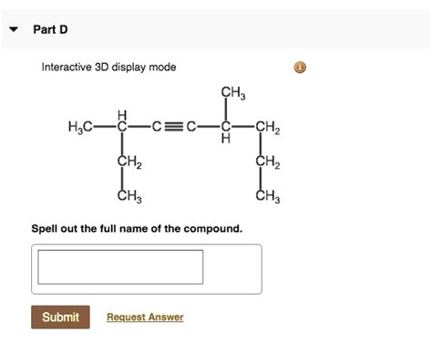 Solved Interactive D Display Mode Hydrogen Chloride Ch Ch Ch Ch