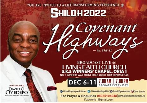 Download All Shiloh 2022 Messages And Audio Sermon Right Here Complete