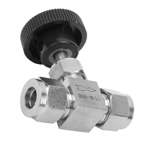 304 Stainless Steel Valve 2way High Pressure Needle Flow Control For Water Gas Oil LiquidФ10