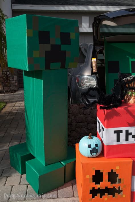 Minecraft Trunk Or Treat Ideas Frog Prince Paperie