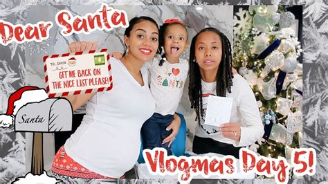 Letters To Santa Vlogmas Day Youtube