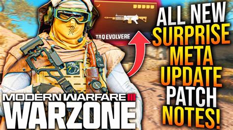 Whosimmortal Warzone Surprise Meta Update Patch Notes Broken Ttk Taq