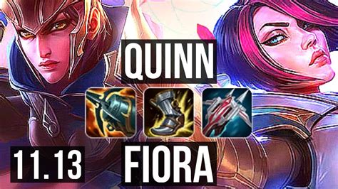 QUINN Vs FIORA TOP 9 Solo Kills 2 6M Mastery 400 Games Godlike