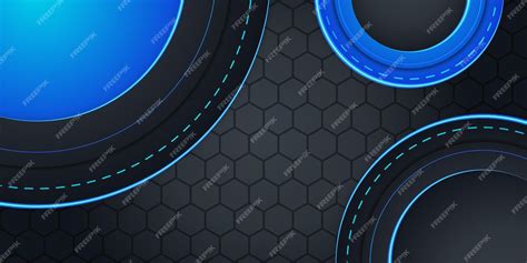 Premium Vector Modern Shiny Dark Blue 3d Abstract Background With