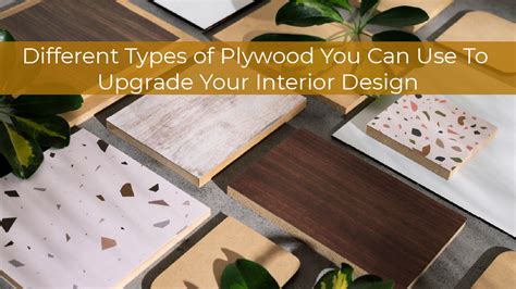 Different Types Of Plywood You Can Use For Your Interior Design