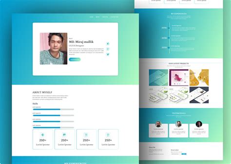 Portfolio UI Design :: Behance