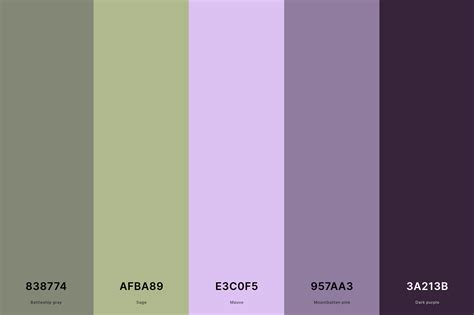 25+ Best Mauve Color Palettes with Names and Hex Codes – CreativeBooster