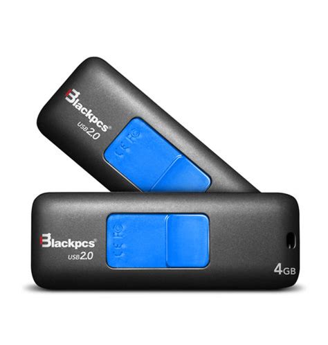 Memoria USB BLACKPCS MU2101B 4 4GB Azul