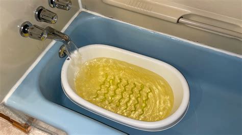 Yellow Bathtub Water Explained YouTube