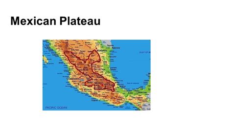 Mexican Plateau Map