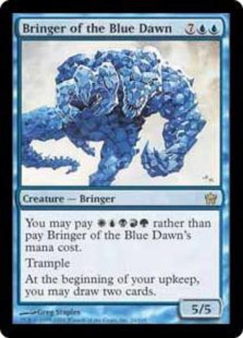 Magic The Gathering Fifth Dawn Single Card Rare Bringer Of The Blue