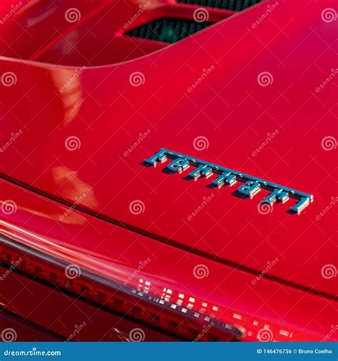 Ferrari Logo Rear Red Editorial Photo Image Of America 146476736