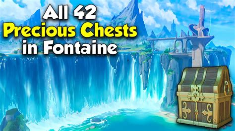 All Precious Chests In Fontaine Genshin Impact Youtube