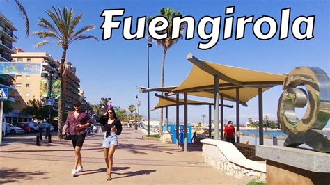 Fuengirola Beach Front City Walking Tour Costa Del Sol Spain