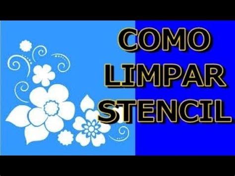 DICAS Limpando Stencil Limpeza De Stencil Stencils Keep Calm