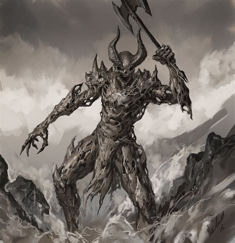 Demon Warrior Art