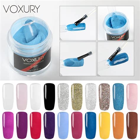 Voxury pó holográfico para unhas pigmento em pó glitter cromado