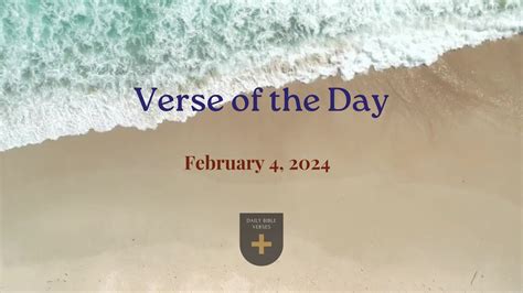 Verse Of The Day February 4 2024 Dailybibleverses Verseoftheday