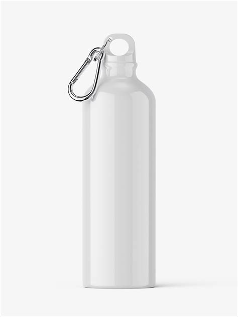 Aluminum Water Bottle Mockup Glossy Smarty Mockups