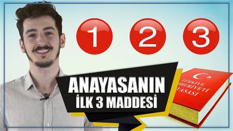 Anayasanın Değişmez İlk Üç Maddesi Nedir YouTube