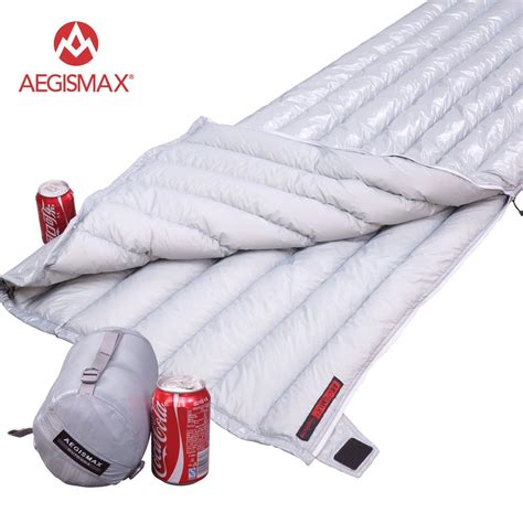 AEGISMAX Lengthened Ultralight Envelope Type White Goose Down Camping