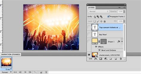 How To Make An Animated Banner Ad In Photoshop | Shutterstock