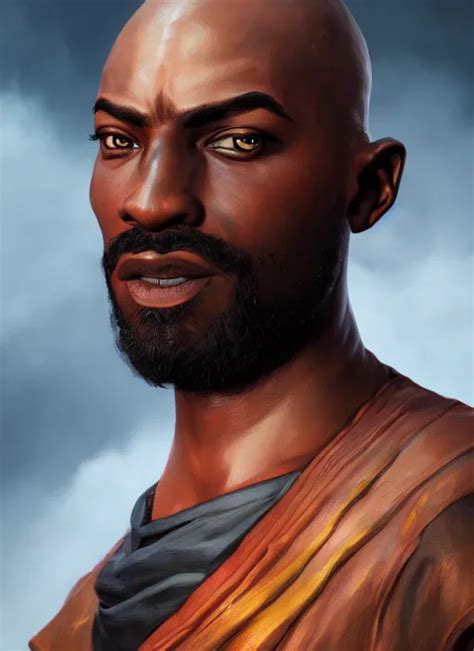 An Epic Fantasy Comic Book Style Portrait Painting Of Stable