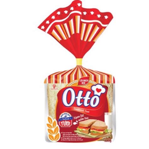Bánh mì Otto sandwich lúa mạch đen 220g – OsiFood