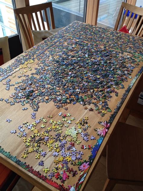 Getting started on a 3000 piece jigsaw : r/Jigsawpuzzles