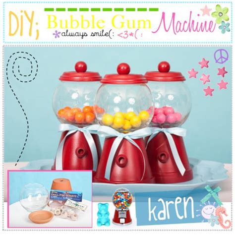 "DIY; Bubble Gum Machine :)" by everygirlhasatip on Polyvore | Bubble ...