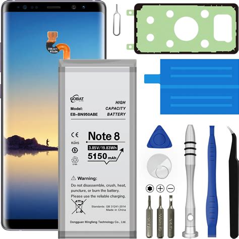 Galaxy Note 8 Battery Snsou 4600mah Eb Bn950aba