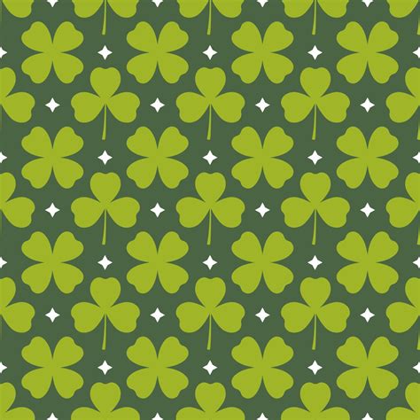 Clover seamless pattern 8284707 Vector Art at Vecteezy