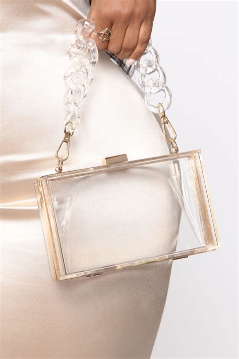 Clear Your Thoughts Clutch Clear Fashion Nova Handbags Fashion Nova