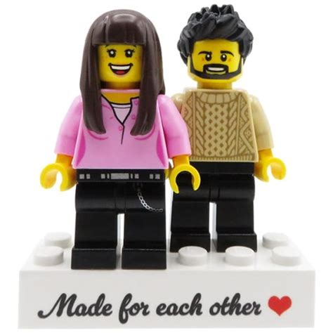 Couple In Love Personalized Figures From LEGO Parts Create Your Own