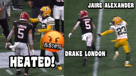 Drake London ‘BULLIED’ Jaire Alexander 😳👀 (WR Vs CB) Packers Vs Falcons 2023 highlights - Win ...