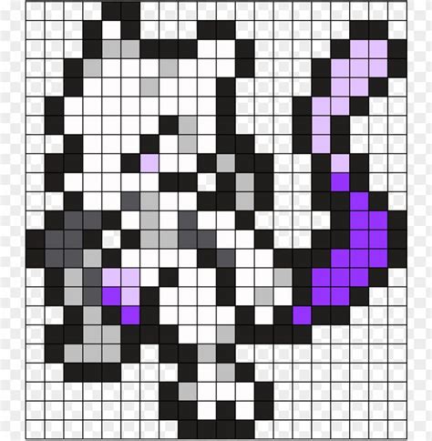 Mewtwo Pokemon Bead Pattern Perler Bead Pattern Bead Pokemon Mewtwo