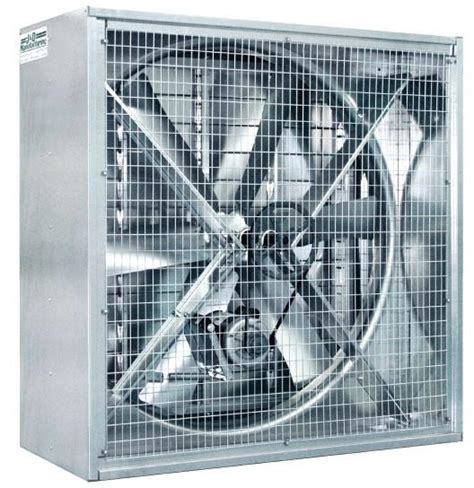 Vf Shutter Exhaust Fan 36 Inch 9000 Cfm Belt Drive Vf36gg Industrial Fans Direct