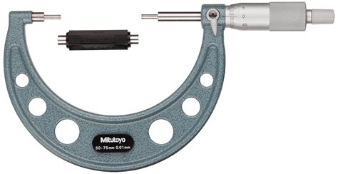 Mitutoyo Spline Micrometer Ratchet Stop Mm Range Mm