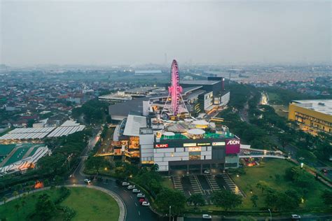 Aerial View Of The Aeon Mall Jakarta Garden City Aeon Is A Largest