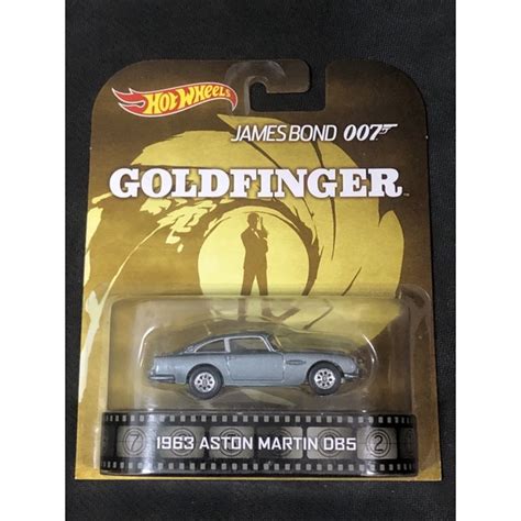 風火輪 hot wheels 電影 文化 1963 奧斯頓 Aston 馬丁 Martin db5 007 精裝 膠胎 蝦皮購物